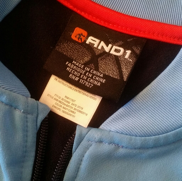 Boys AND1 Active Jacket - Picture 6 of 6